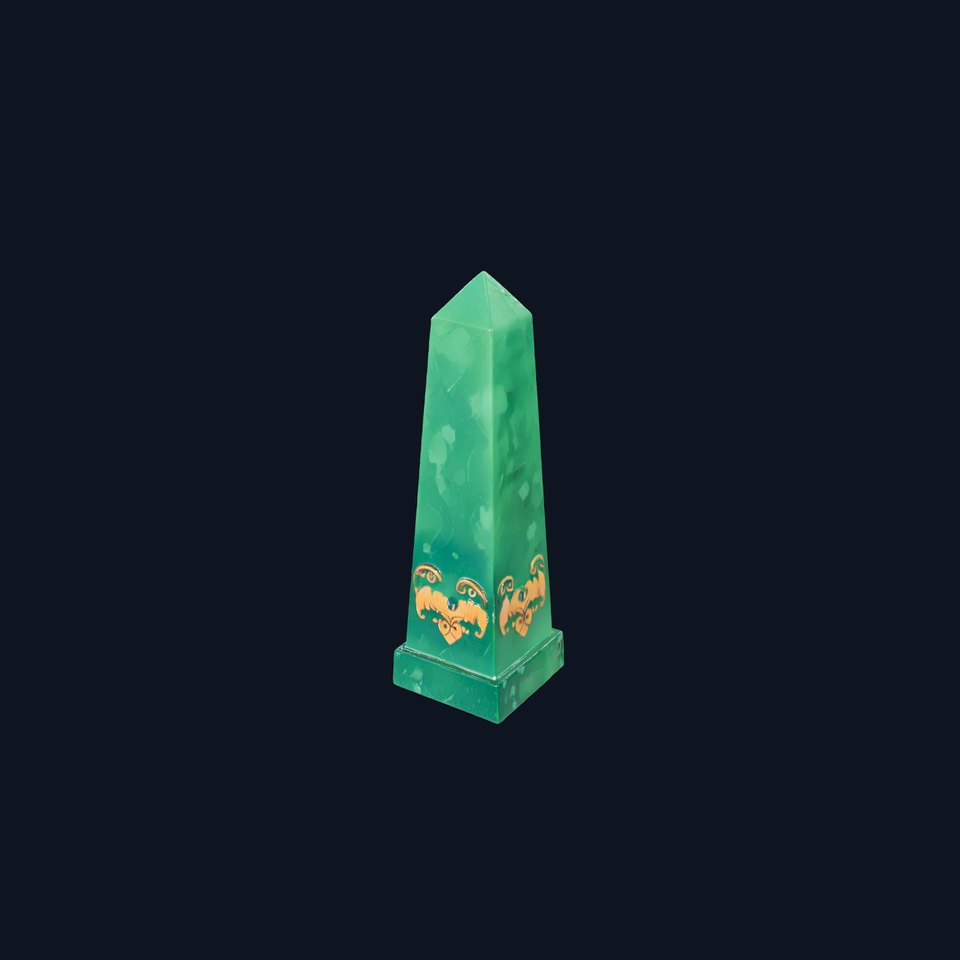 Emerald Obelisk Decor model pack